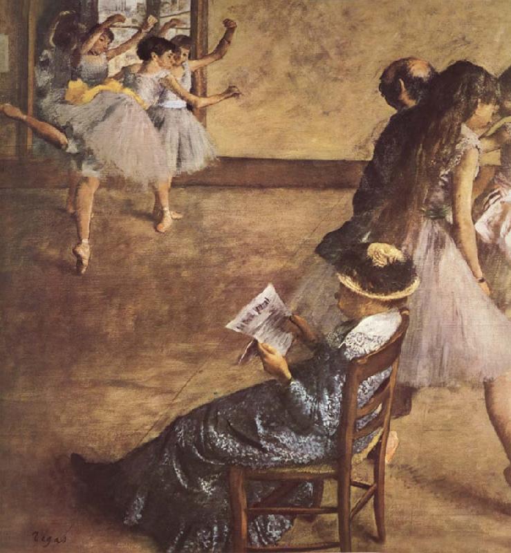 Edgar Degas Balettklassen Germany oil painting art